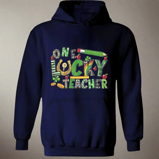 One Lucky Teacher St. Patrick's Day Unisex Heavy Blend™ 50/50 Hoodie